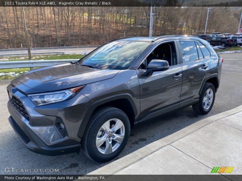 Magnetic Gray Metallic / Black 2021 Toyota RAV4 XLE AWD