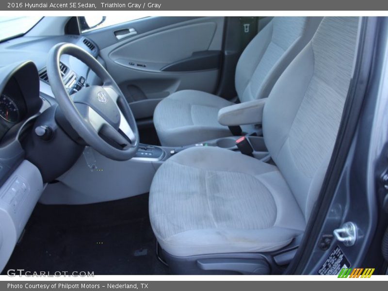 Triathlon Gray / Gray 2016 Hyundai Accent SE Sedan