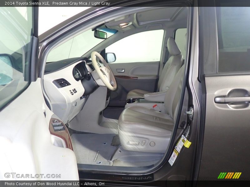 Predawn Gray Mica / Light Gray 2014 Toyota Sienna XLE