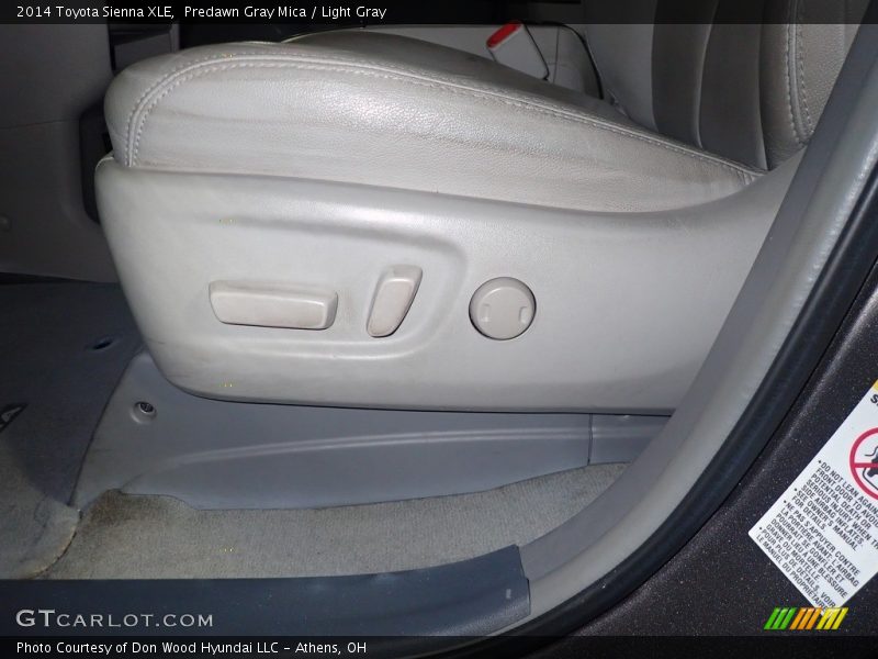 Predawn Gray Mica / Light Gray 2014 Toyota Sienna XLE