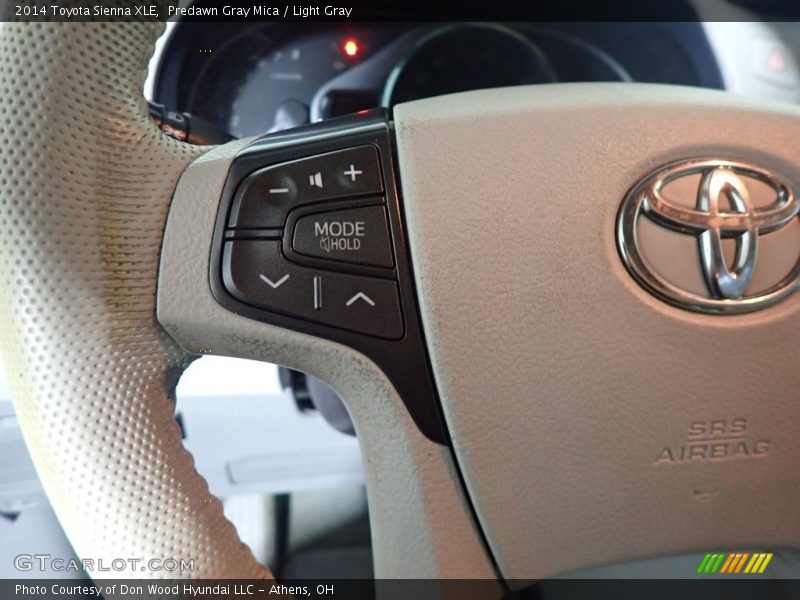 Predawn Gray Mica / Light Gray 2014 Toyota Sienna XLE
