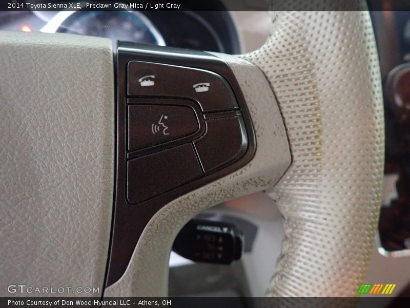 Predawn Gray Mica / Light Gray 2014 Toyota Sienna XLE