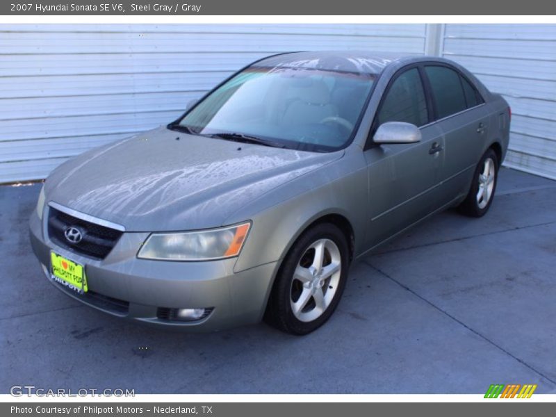 Steel Gray / Gray 2007 Hyundai Sonata SE V6