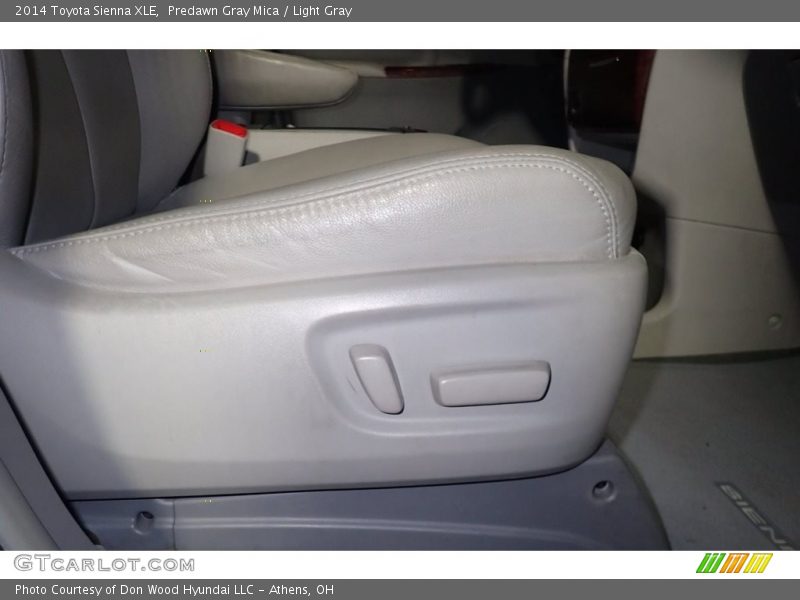 Predawn Gray Mica / Light Gray 2014 Toyota Sienna XLE