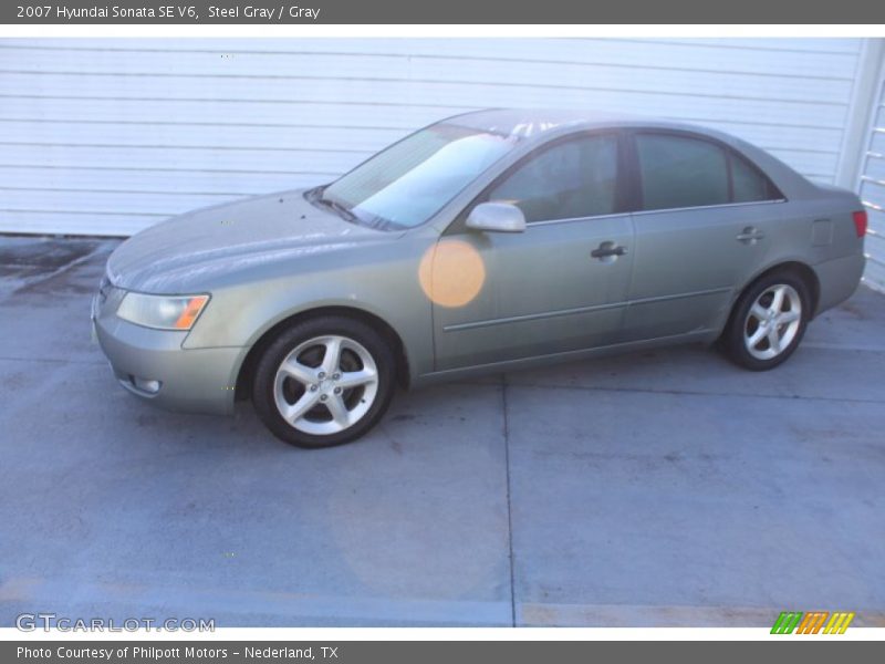 Steel Gray / Gray 2007 Hyundai Sonata SE V6