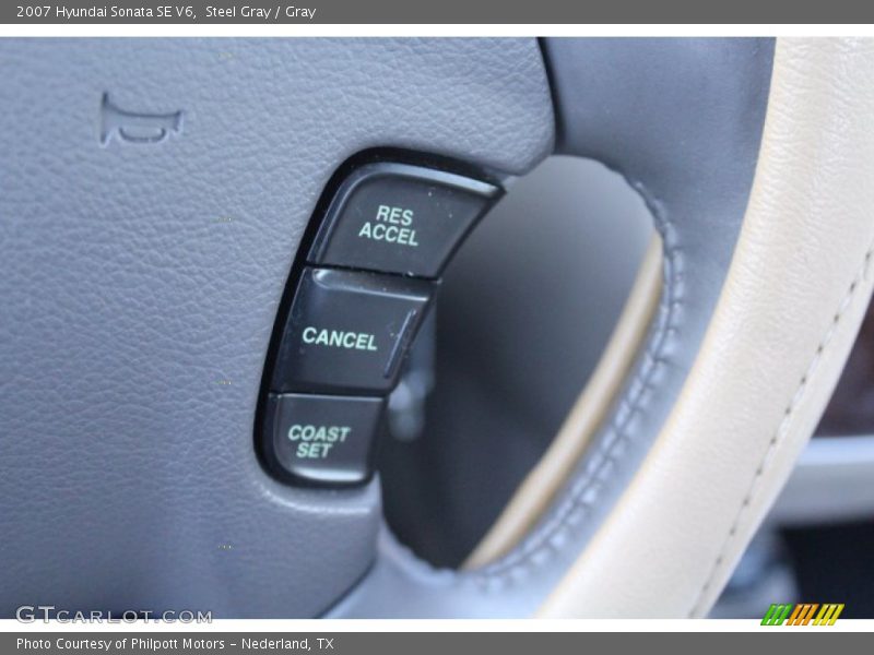 Steel Gray / Gray 2007 Hyundai Sonata SE V6