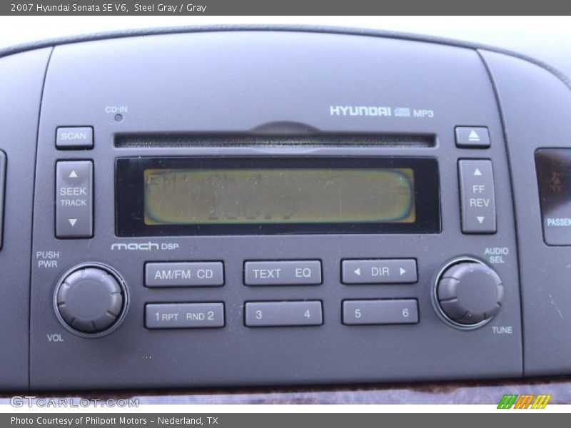 Steel Gray / Gray 2007 Hyundai Sonata SE V6