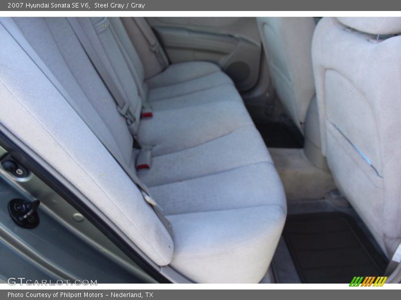 Steel Gray / Gray 2007 Hyundai Sonata SE V6