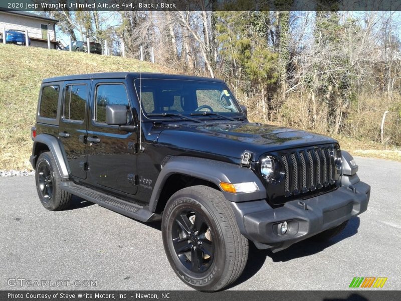 Black / Black 2020 Jeep Wrangler Unlimited Altitude 4x4