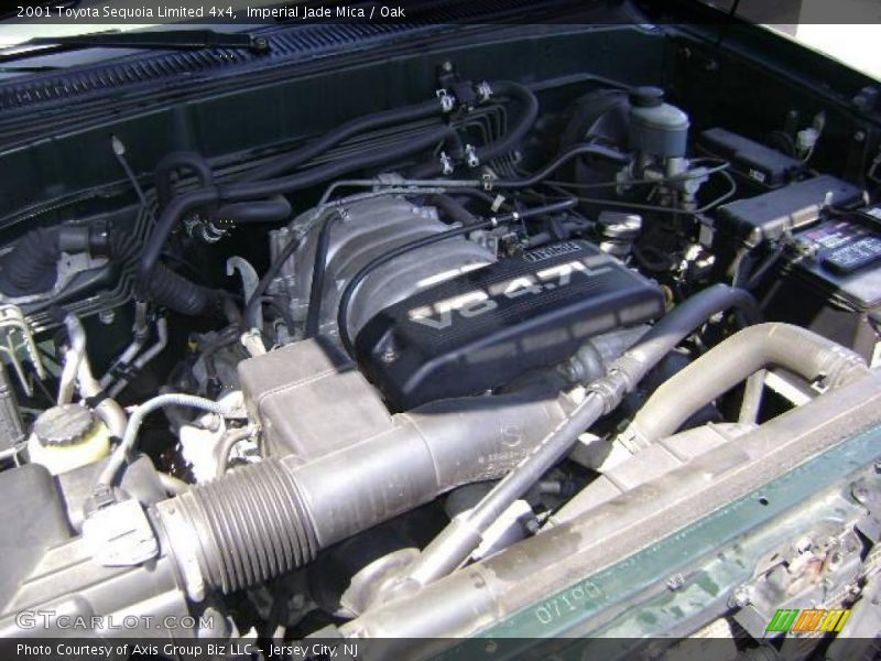 Imperial Jade Mica / Oak 2001 Toyota Sequoia Limited 4x4