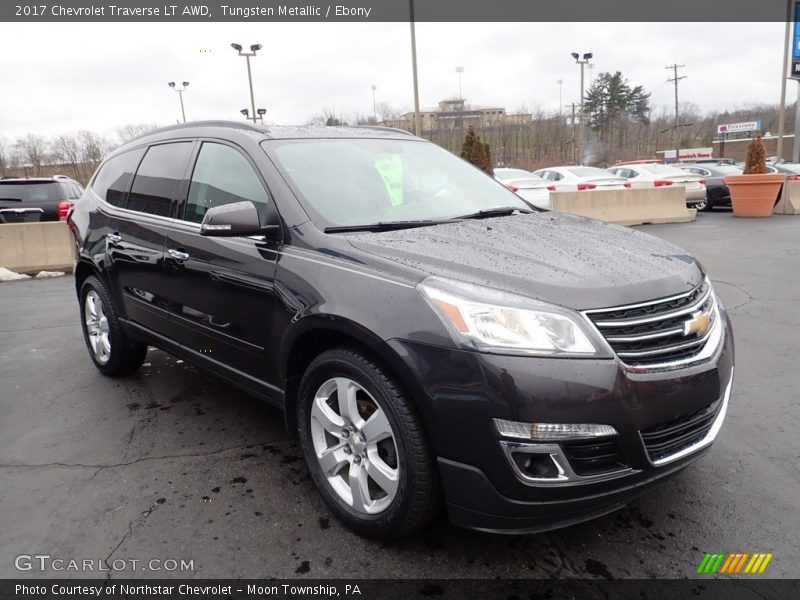 Tungsten Metallic / Ebony 2017 Chevrolet Traverse LT AWD