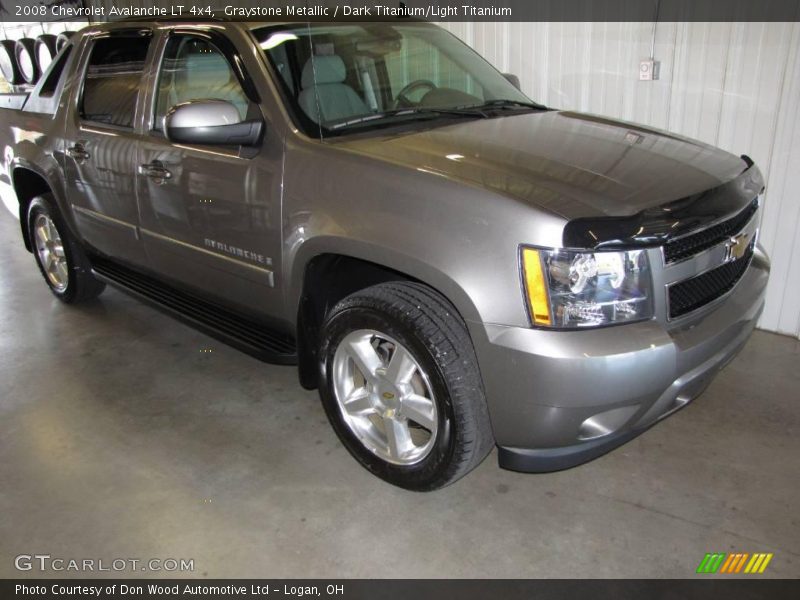 Graystone Metallic / Dark Titanium/Light Titanium 2008 Chevrolet Avalanche LT 4x4