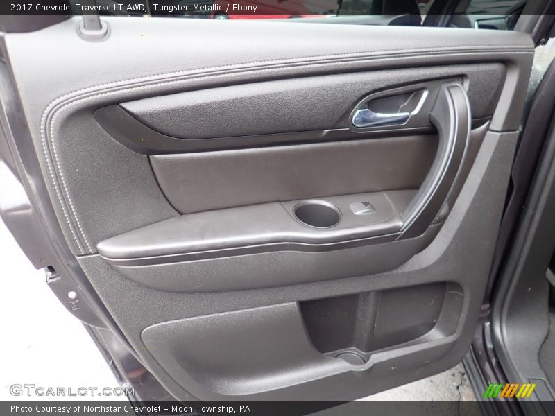 Tungsten Metallic / Ebony 2017 Chevrolet Traverse LT AWD