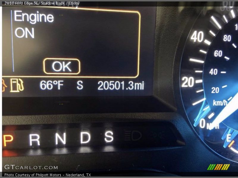 Shadow Black / Ebony 2018 Ford Edge SE