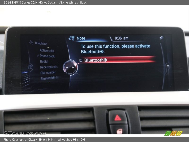 Alpine White / Black 2014 BMW 3 Series 320i xDrive Sedan