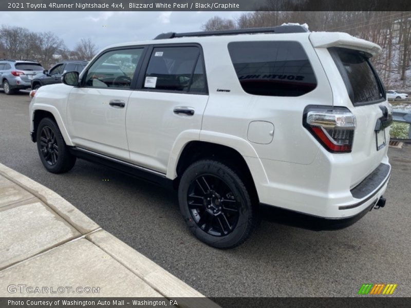 Blizzard White Pearl / Black/Graphite 2021 Toyota 4Runner Nightshade 4x4