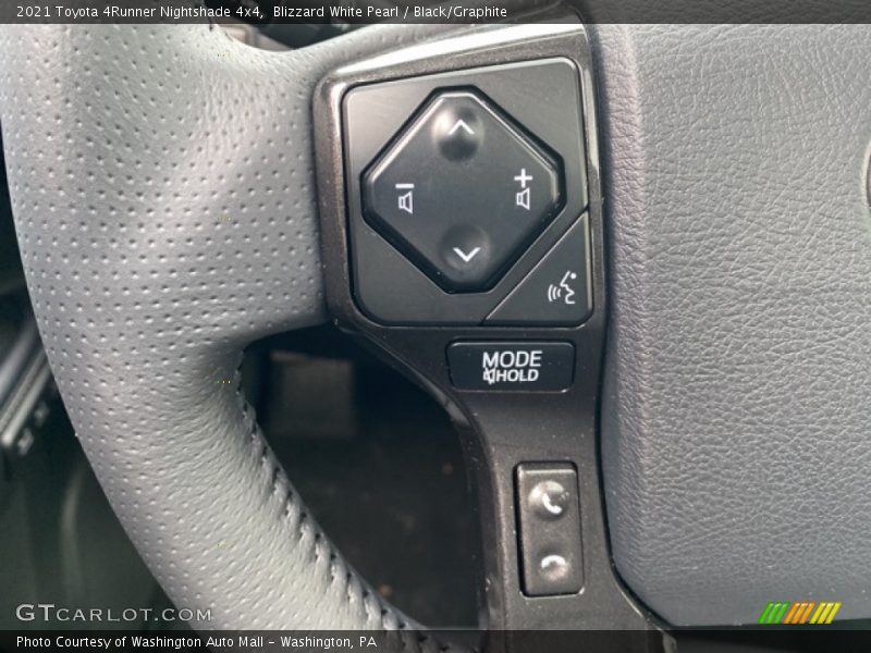 Blizzard White Pearl / Black/Graphite 2021 Toyota 4Runner Nightshade 4x4