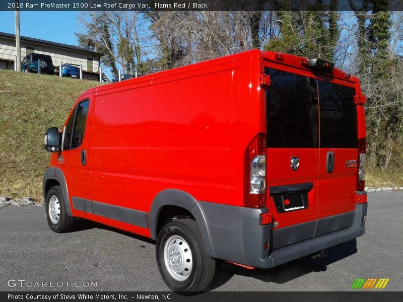 Flame Red / Black 2018 Ram ProMaster 1500 Low Roof Cargo Van