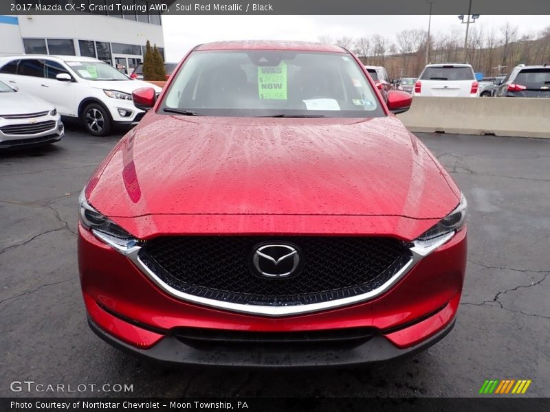 Soul Red Metallic / Black 2017 Mazda CX-5 Grand Touring AWD