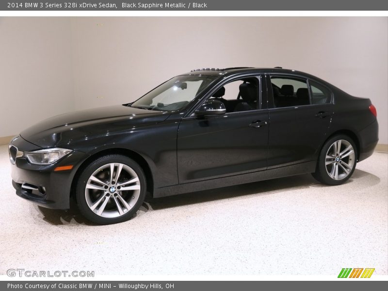 Black Sapphire Metallic / Black 2014 BMW 3 Series 328i xDrive Sedan