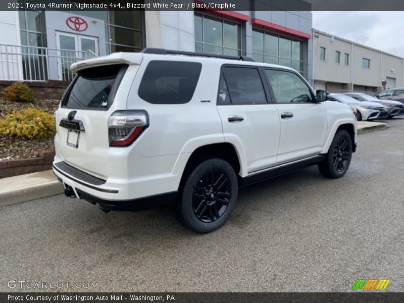 Blizzard White Pearl / Black/Graphite 2021 Toyota 4Runner Nightshade 4x4