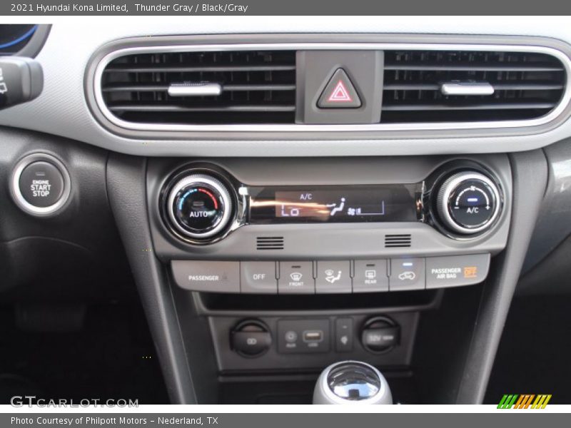 Thunder Gray / Black/Gray 2021 Hyundai Kona Limited