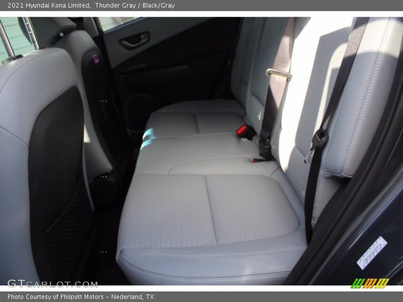 Thunder Gray / Black/Gray 2021 Hyundai Kona Limited
