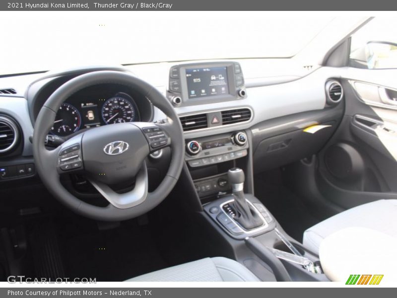 Thunder Gray / Black/Gray 2021 Hyundai Kona Limited