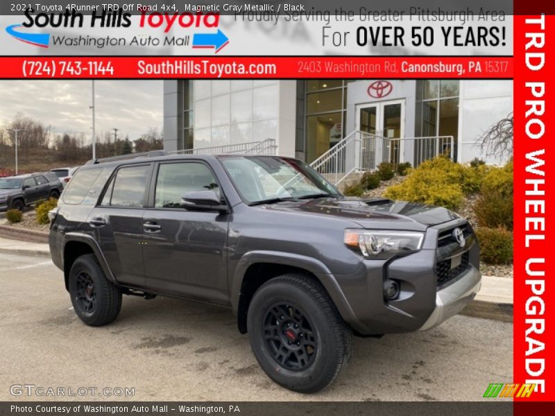 Magnetic Gray Metallic / Black 2021 Toyota 4Runner TRD Off Road 4x4