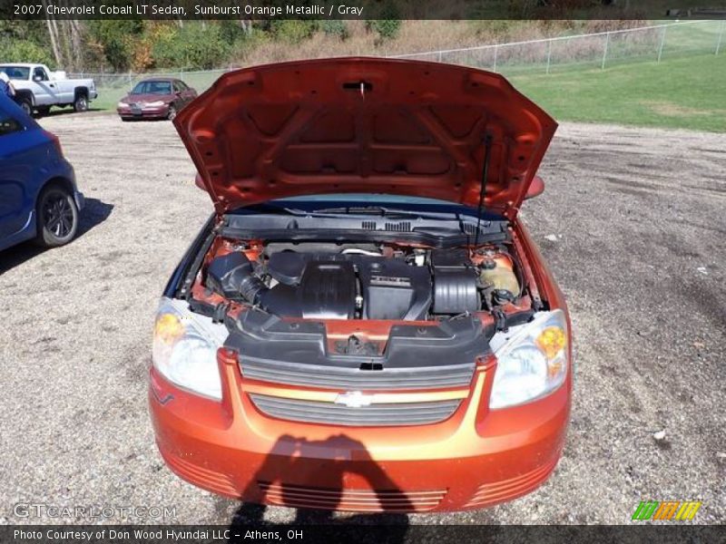 Sunburst Orange Metallic / Gray 2007 Chevrolet Cobalt LT Sedan