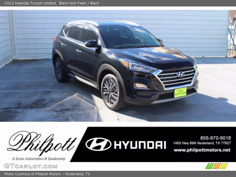 Black Noir Pearl / Black 2021 Hyundai Tucson Limited