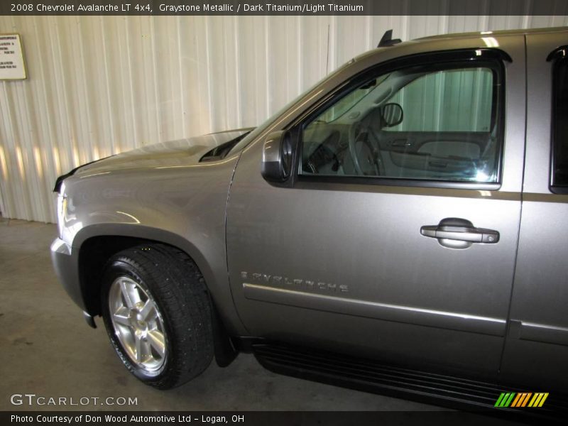 Graystone Metallic / Dark Titanium/Light Titanium 2008 Chevrolet Avalanche LT 4x4