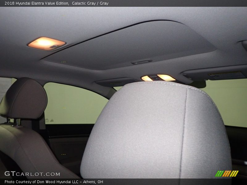 Galactic Gray / Gray 2018 Hyundai Elantra Value Edition