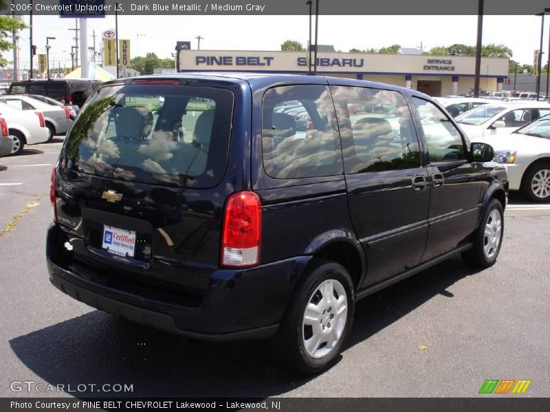 Dark Blue Metallic / Medium Gray 2006 Chevrolet Uplander LS
