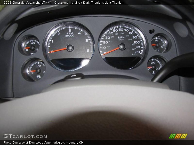 Graystone Metallic / Dark Titanium/Light Titanium 2008 Chevrolet Avalanche LT 4x4