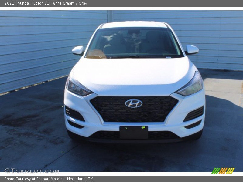 White Cream / Gray 2021 Hyundai Tucson SE