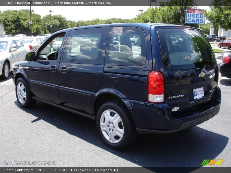 Dark Blue Metallic / Medium Gray 2006 Chevrolet Uplander LS