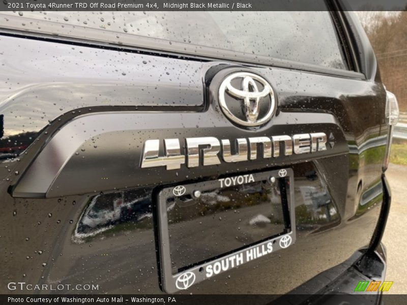 Midnight Black Metallic / Black 2021 Toyota 4Runner TRD Off Road Premium 4x4
