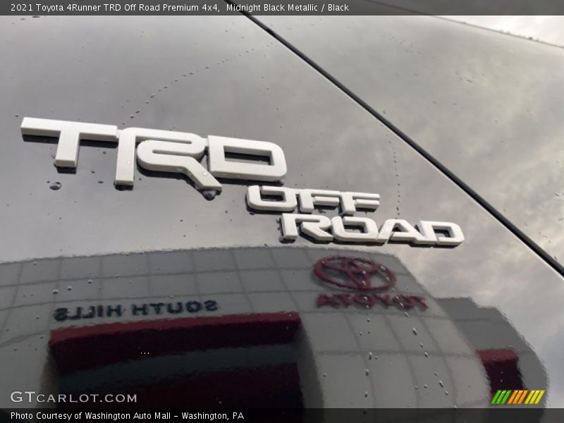 Midnight Black Metallic / Black 2021 Toyota 4Runner TRD Off Road Premium 4x4