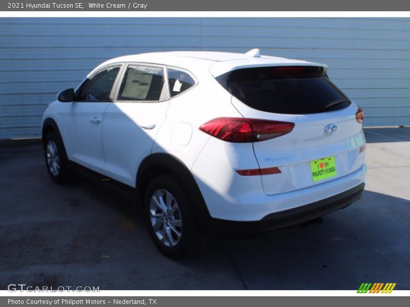 White Cream / Gray 2021 Hyundai Tucson SE