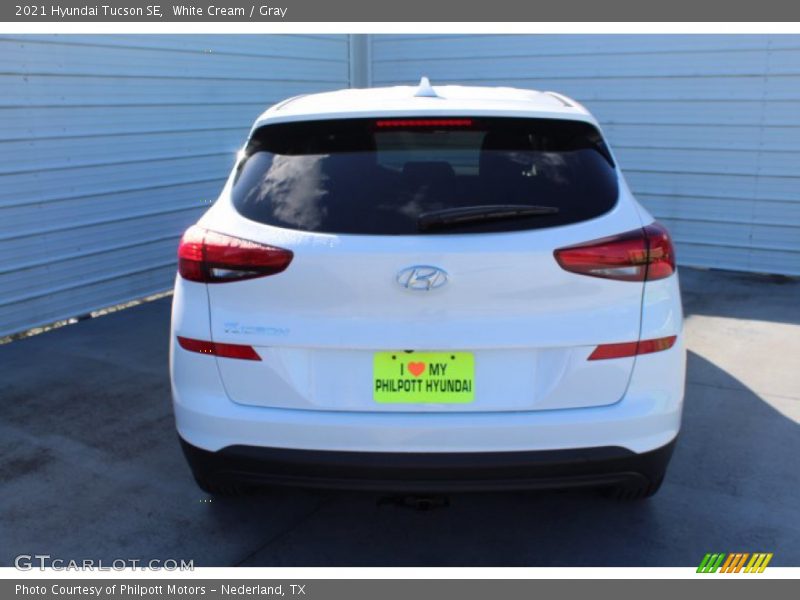 White Cream / Gray 2021 Hyundai Tucson SE