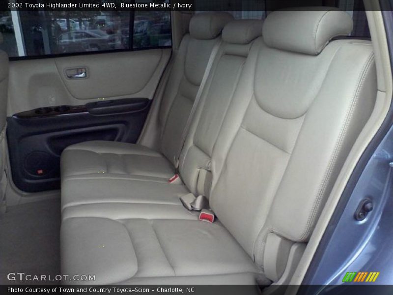 Bluestone Metallic / Ivory 2002 Toyota Highlander Limited 4WD