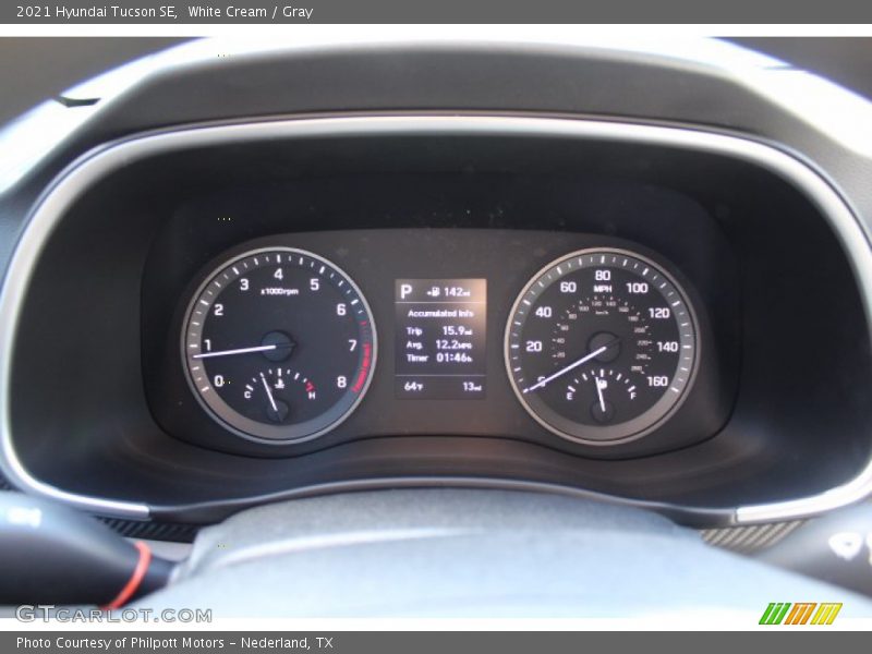 White Cream / Gray 2021 Hyundai Tucson SE