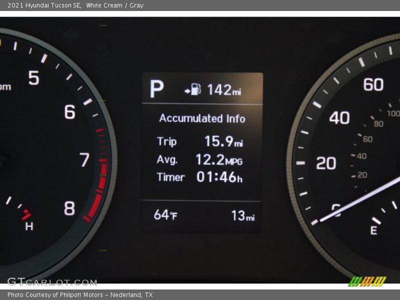 White Cream / Gray 2021 Hyundai Tucson SE