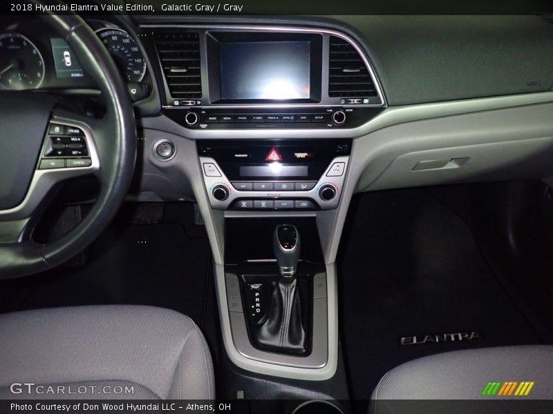 Galactic Gray / Gray 2018 Hyundai Elantra Value Edition
