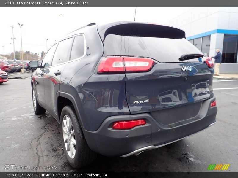 Rhino / Black 2018 Jeep Cherokee Limited 4x4