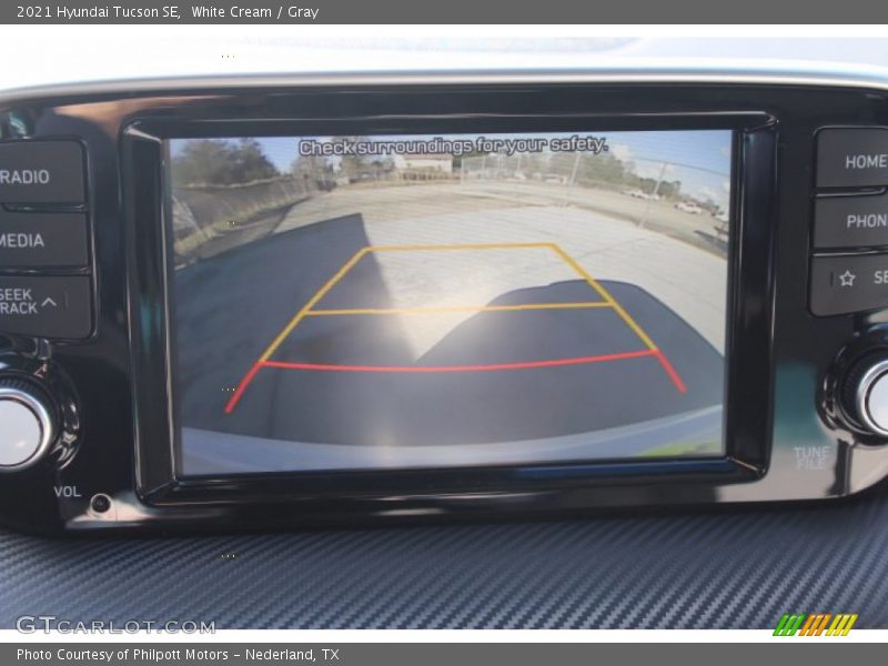 White Cream / Gray 2021 Hyundai Tucson SE