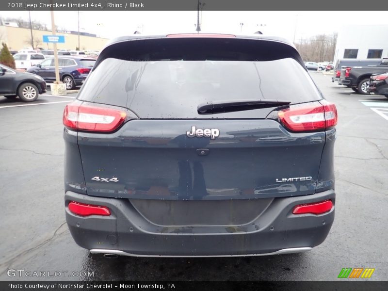 Rhino / Black 2018 Jeep Cherokee Limited 4x4