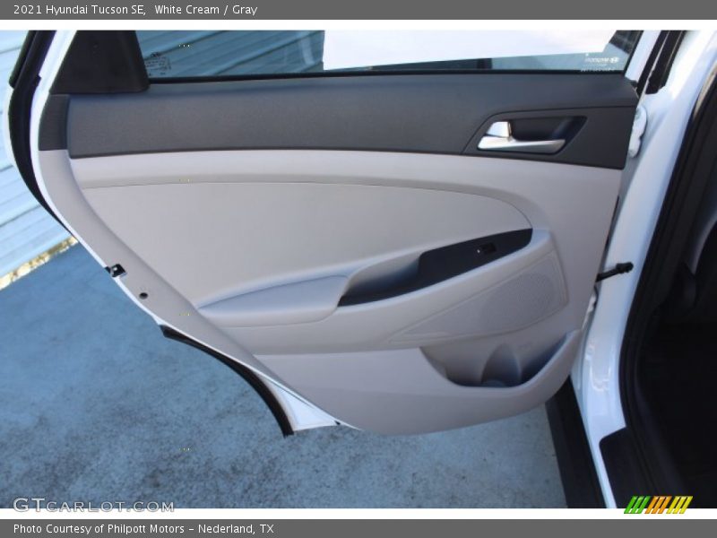 White Cream / Gray 2021 Hyundai Tucson SE