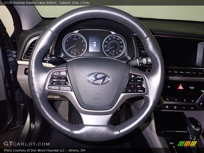 Galactic Gray / Gray 2018 Hyundai Elantra Value Edition